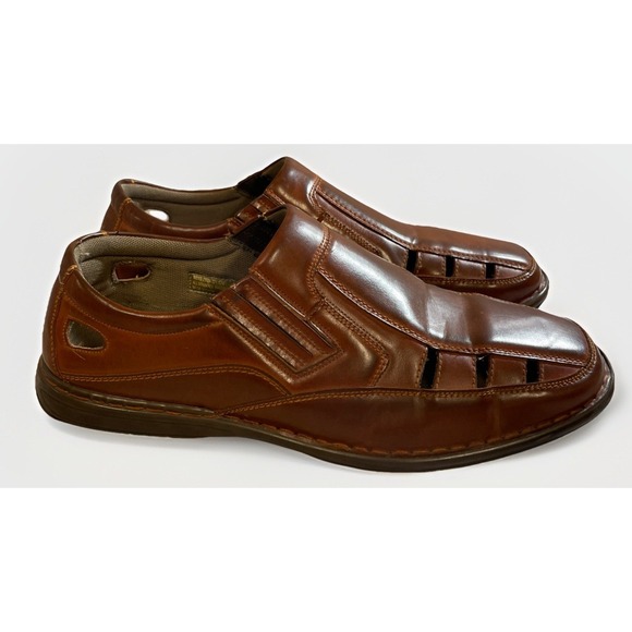 Stacy Adams Other - Stacy Adams Brown Lightweight Fisherman Slip On Casual Shoes Men's Size 12M